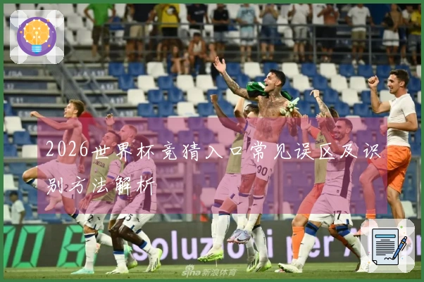 2026世界杯竞猜入口常见误区及识别方法解析